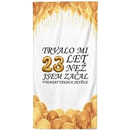 IMPAR Trvalo mi 23 let – 100 × 170 cm   - Bath Towel