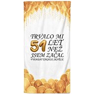 IMPAR Trvalo mi 51 let – 100 × 170 cm   - Bath Towel