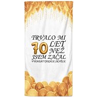 IMPAR Trvalo mi 70 let – 100 × 170 cm   - Bath Towel