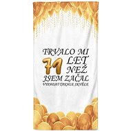 IMPAR Trvalo mi 71 let – 100 × 170 cm   - Bath Towel