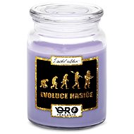 IMPAR Candle with lavender scent - Evolution - fireman 500 g - Candle