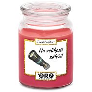 IMPAR Chocolate scented cherry candle - Size matters 500 g - Candle