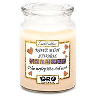 IMPAR Vanilla scented candle - When God created dads 500 g - Candle