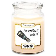IMPAR Vanilla scented candle - Size matters 500 g - Candle