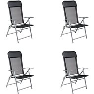 IWHome Relaxin antracit IWH-10110003 sada 4ks - Zahradní křeslo