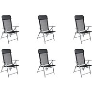 IWHome Relaxin antracit IWH-10110004 sada 6ks - Zahradní křeslo