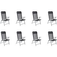 IWHome Relaxin antracit IWH-10110005 sada 8ks - Zahradní křeslo