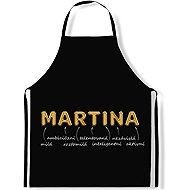 IMPAR Apron Female names Gold, Martina - Apron