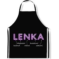 IMPAR Apron Women's names Neon, Lenka - Apron