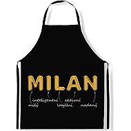 IMPAR Apron Men's names Gold, Milan - Apron