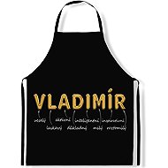 IMPAR Apron Men's names Gold, Vladimir - Apron