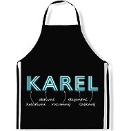 IMPAR Apron Men's names Neon, Karel - Apron