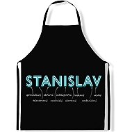 IMPAR Apron Men's names Neon, Stanislav - Apron