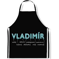 IMPAR Apron Men's names Neon, Vladimir - Apron