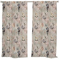 IMPAR Curtains, 140 × 250 cm, rabbit on the moon - Drape