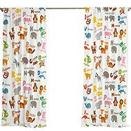 IMPAR Curtains, 140 × 250 cm, animals abc - Drape