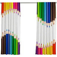 IMPAR Curtains, 140 × 250 cm, crayons - Drape