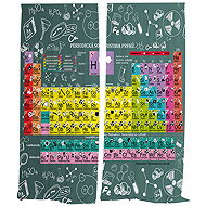 IMPAR Curtains, 140 × 250 cm, periodic table of elements - Drape