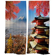 IMPAR Curtains Mount Fuji,140 × 250 cm - Drape