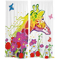 IMPAR Curtains Giraffe art,140 × 250 cm - Drape