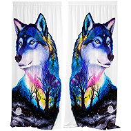 IMPAR Curtains Wolf art,140 × 250 cm - Drape