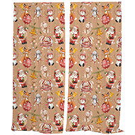 IMPAR Curtains Christmas animals,140 × 250 cm - Drape