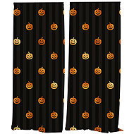 IMPAR Curtains Pumpkin and stripes,140 × 250 cm - Drape