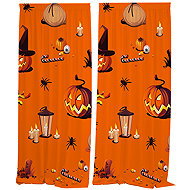 IMPAR Halloween pattern curtains 1,140 × 250 cm - Drape