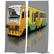 IMPAR Curtains Regional train,140 × 250 cm - Drape