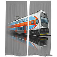 IMPAR Curtains CityElefant,140 × 250 cm - Drape