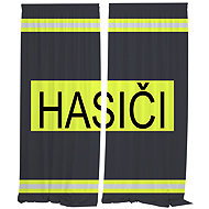 IMPAR Curtains Firemen, stripes,140 × 250 cm - Drape