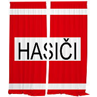 IMPAR Curtains Firefighters, red,140 × 250 cm - Drape
