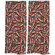 IMPAR Curtains 810 red pattern,140 × 250 cm - Drape