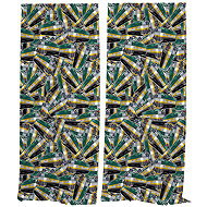IMPAR Curtains Braille green pattern,140 × 250 cm - Drape