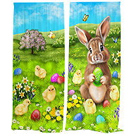 IMPAR Rabbit and chicks curtains,140 × 250 cm - Drape