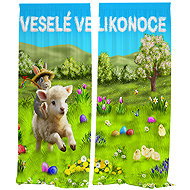 IMPAR Curtains Sheep and rabbit,140 × 250 cm - Drape