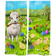 IMPAR Curtains Easter sheep,140 × 250 cm - Drape