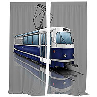IMPAR Curtains Tram T3, blue, 140 × 250 cm - Drape