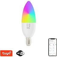 Immax NEO LITE SMART LED žiarovka E14 6 W farebná a biela WiFi - LED žiarovka