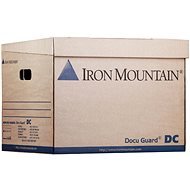 Iron Mountain Box DC, 43 × 31 × 33 cm, hnedo-modrá - Archivačná krabica