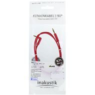 Inakustik 3.5mm jack 0.75m red - AUX Cable