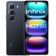 Infinix Hot 50 8GB/128GB Sleek Black - Mobile Phone