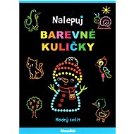 Stick on coloured balls, blue book - Kids Stickers
