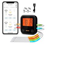 Inkbird BBQ Thermometer with 4 Probes WiFi & Bluetooth IDT-34E-BW - Kitchen Thermometer