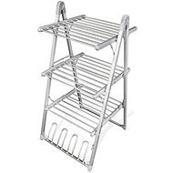 InnovaGoods Compak Foldable Electric Clothes Airer 300W Grey (30 Bars) - Laundry Dryer