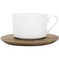 by inspire Cup Pipe, 250ml with wooden saucer - Cup