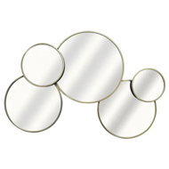 Inspire Gold decorative mirror, hanging, 60 × 40 cm, gold - Mirror