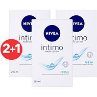 NIVEA Intimo Emulzia pre intímnu hygienu Fresh 3× 250 ml - Gél na intímnu hygienu