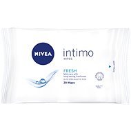 NIVEA Intimo Wipes Fresh 20 db - Nedves törlőkendő
