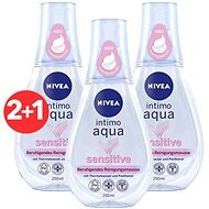 NIVEA Intimo aqua Sensitive 3× 250 ml - Gél na intímnu hygienu